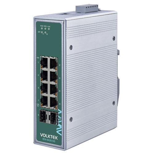 Ethernet-Switch / unmanaged - IEN-9428-SS - Volktek - 10 Ports / Gigabit-Ethernet / PROFINET