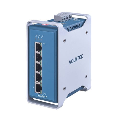 Ethernet-Switch / unmanaged - INS-801E - Volktek - 5 Ports / PROFINET / EtherNet/IP
