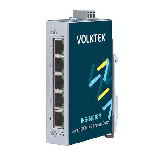 Ethernet-Switch / unmanaged - INS-8405EM - Volktek - 5 Ports / Gigabit-Ethernet / PROFINET
