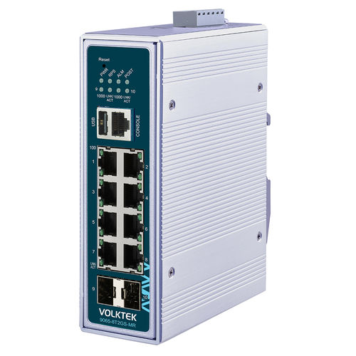 Ethernet-Switch / managed - 9065-8T2GS-MR - Volktek - 8 Ports / 2 Ports / Netzwerkschicht 2