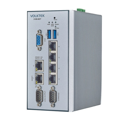 Industrie-Firewall - 3100-6GT-I - Volktek - für DIN-Schiene