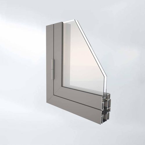 Aluminiumprofil - W-50 - Alufar LLC - rechteckig / rahmen / für Fenster