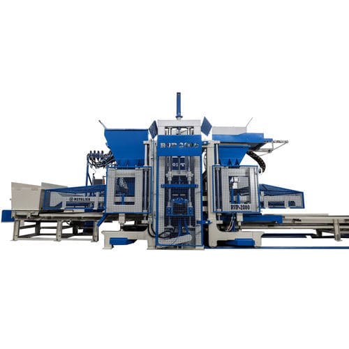 Block Maschine / Beton - RVP-2000 - METALIKA - automatisch / für das Bauwesen