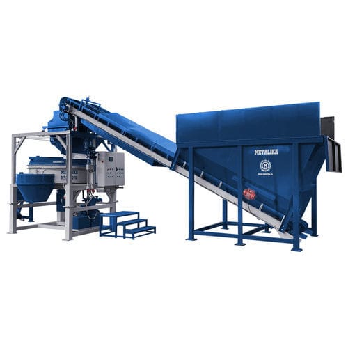Festinstallierte Betonmischanlage - MBT-1000V - METALIKA - automatisch / kompakt / vertikal