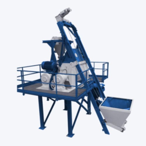 Festinstallierte Betonmischanlage - BS-60 - METALIKA - automatisch / horizontal