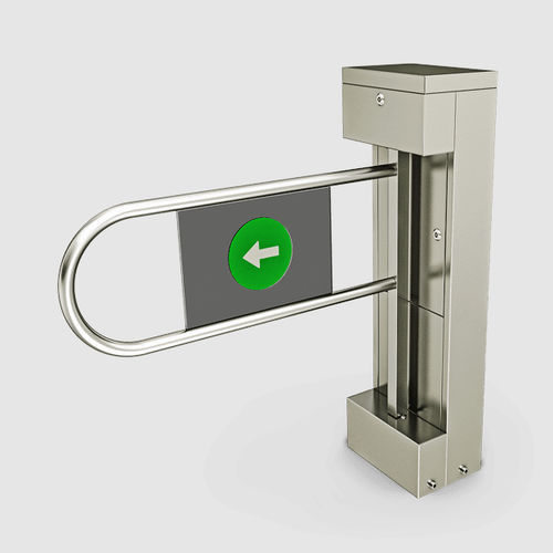 Einflügeliges Eingangstor - SCT200 - Sectec Security Technology - automatisch / Edelstahl / Plexiglas®