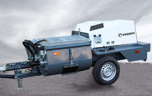 Spachtelmasse-Spritzmaschine - VM20HY - AM3P Projection - dieselbetrieben