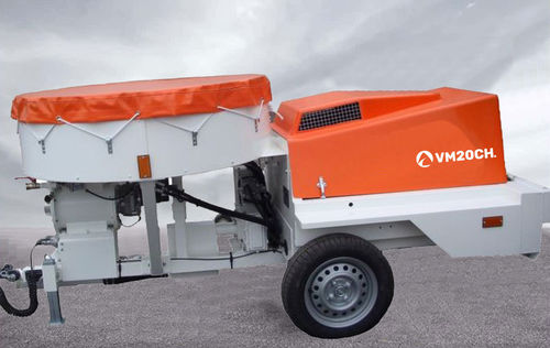 Spachtelmasse-Spritzmaschine - VM20CH - AM3P Projection - dieselbetrieben