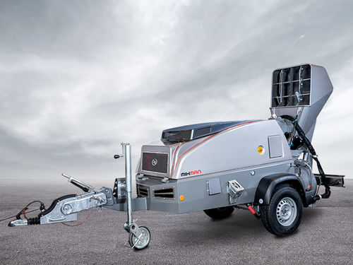 Anhängermontierter Estrichförderer - MIXMAN D4B NEO - GB Machines - Diesel