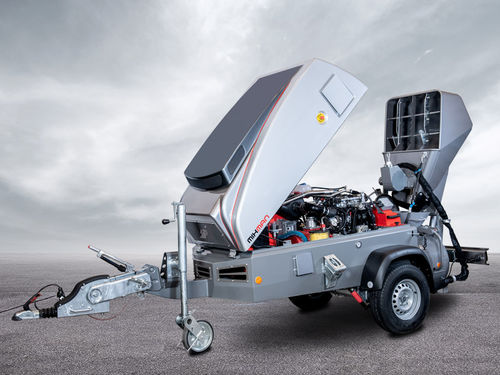 Estrichförderer auf Sattelschlepper - MIXMAN D5BS HURRICAN - GB Machines - Diesel
