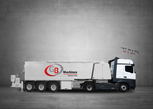 Estrichförderer auf Sattelschlepper - MOBILEMAN D5 - GB Machines