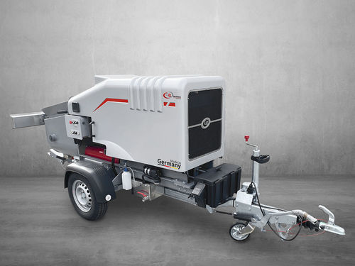 Mobile Betonpumpe - CONCRETEMAN - GB Machines - für Baustelle / Diesel / Kolben