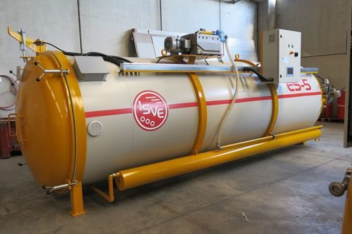 Vakuumtrockner - ES series - ISVE - elektrisch / kontinuierlich / für Holz