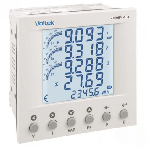 Vielzweck-Leistungsmessgerät - VE96P - Voltek Energy Limited - digital / einbaufähig / einphasig