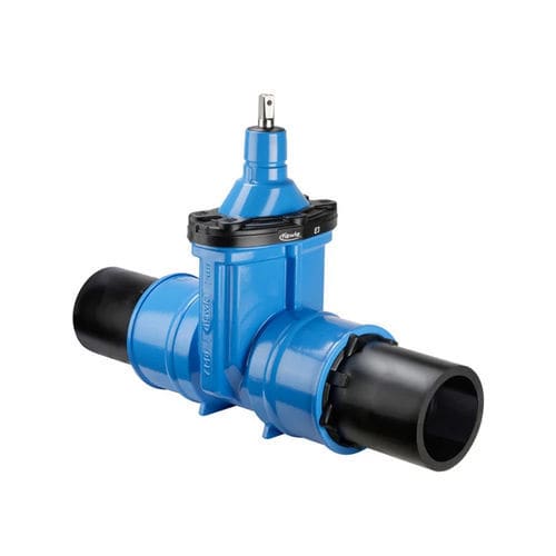 Segmentschütz - 4050E3 - Hawle - mit Handrad / für Wasser / Flansch