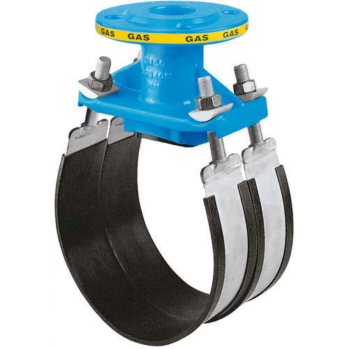 Edelstahl-Sattel - 3515 - Hawle - für Rohre / mit Innengewinde