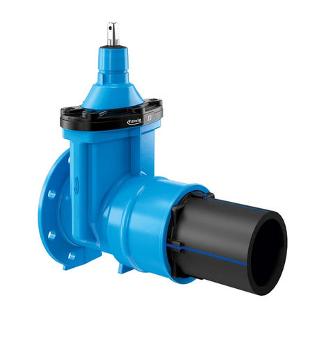 Segmentschütz - 4090E3 - Hawle - manuell / für Wasser / Flansch
