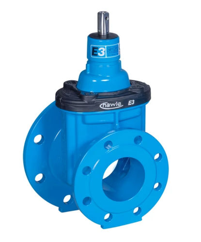 Segmentschütz - 4150E3 - Hawle - manuell / für Wasser / Flansch