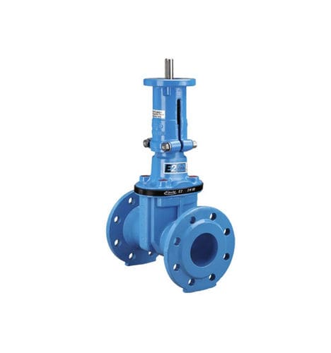 Segmentschütz - 4700ELE2 - Hawle - elektrisch betrieben / für Wasser / Flansch