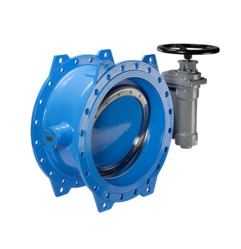 Absperrklappe - 9881K - Hawle - mit Handrad / für Wasser / Doppelflansch