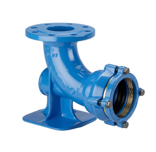 Hydraulikanschluss - 5045 - Hawle - Flansch / Entenfuß Krümmer / DIN