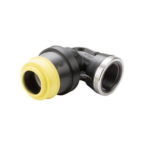 Anschluss für Gas - 6435 - Hawle - Schnell / 90°-Winkel / ISO