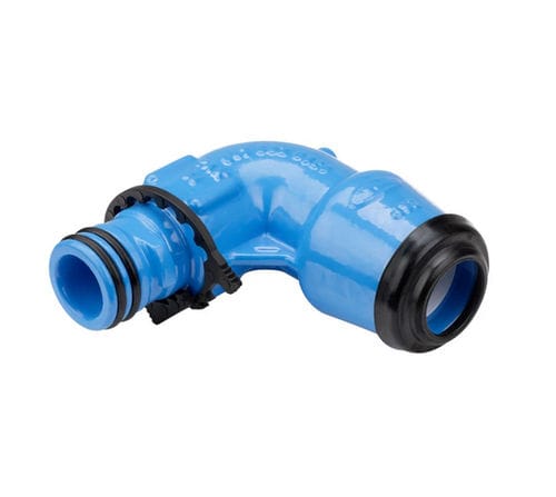 Hydraulikanschluss - 6480 - Hawle - Muffen / Schnell / 90°-Winkel