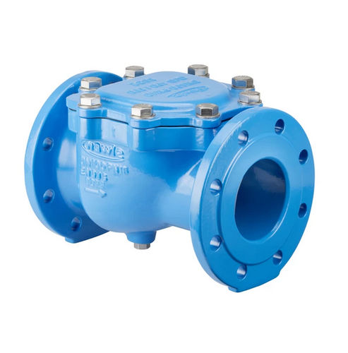 Klappenrückschlagventil - 9831 - Hawle - für Wasser / Flansch / für Pipeline