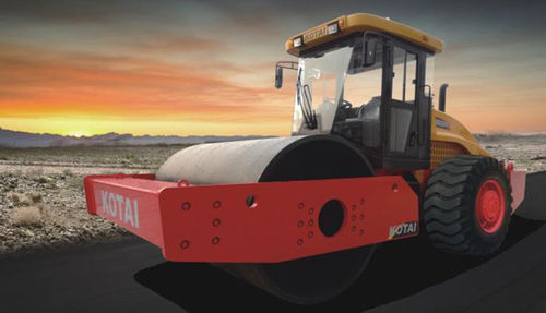 Einzylinder-Walze - KS225HD-2 - Qingdao Ketai Heavy Industry Machinery Co., LTD., - mit Gelenk