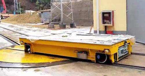 Elektrischer Drehtisch - DWPZ - Henan Peisa Machinery Co., Ltd - horizontal / zum Laden / für Schwerlast