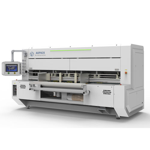 Wellkartonmaschine - BM3000-HD - AOPACK LTD. - mit gleichmäßigen Schlitzen / automatisch / mit hoher Kapazität