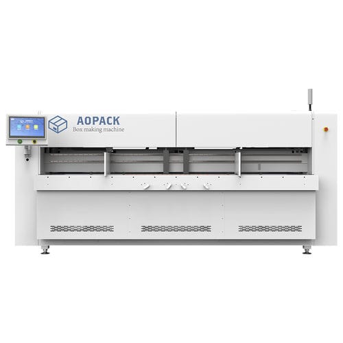 Wellkartonmaschine - BM2800-Max - AOPACK LTD. - mit gleichmäßigen Schlitzen / vollautomatisch / mit hoher Kapazität