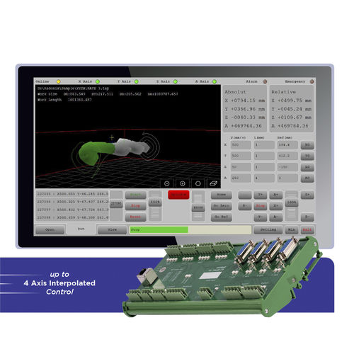 Software-Schnittstelle / CNC - XYZA Router - Radonix Technology - 4-Achs / für Holzbearbeitungsmaschine / für Drehmaschinen