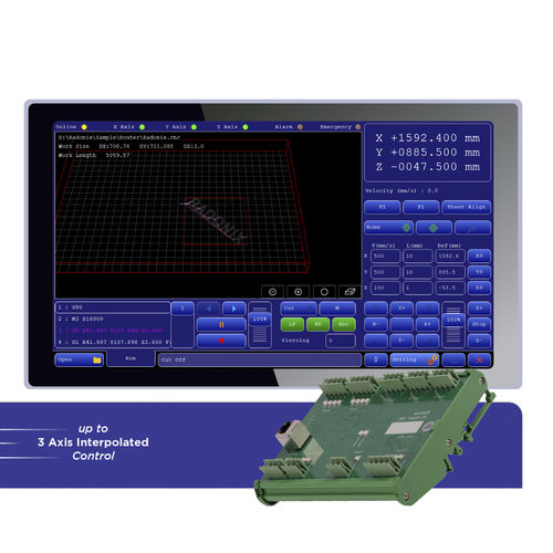 Software-Schnittstelle / CNC - XYZ-WaterJet - Radonix Technology - 3-Achs / für Schneidemaschine