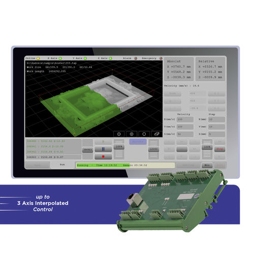 Software-Schnittstelle / CNC - XYZ-Router - Radonix Technology - 3-Achs / 4-Achs / für Holzbearbeitungsmaschine