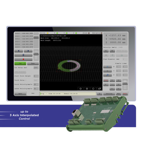Software-Schnittstelle / CNC - XYZ Plasma - Radonix Technology - 3-Achs / mit Höhenkontrolle für den Schweißbrenner / für Plasmaschneidmaschinen