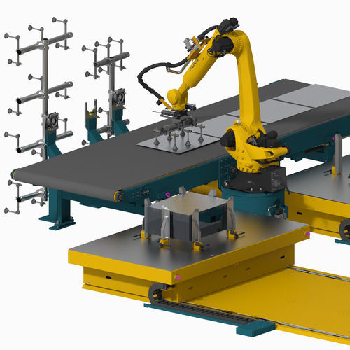 Stapelmaschine für die Lebensmittelindustrie - DEVELOPPEMENT PROJETS INDUSTRIELS (DPI) - Stapel / für Hydraulikanwendungen / für die Logistik