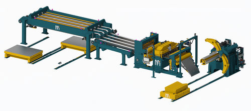 Rundmesser-Querteilanlage - DEVELOPPEMENT PROJETS INDUSTRIELS (DPI) - Guillotine / für Metall / für Blech
