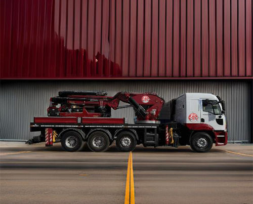 LKW-montierter Kran - YGT1003 - Kranz Crane - Ausleger / zusammenklappbar / hydraulisch