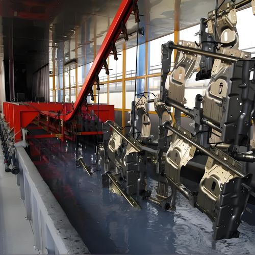 Automatische Beschichtungsanlage - Xiangyang Jingtu Anti corrosion Materials Co., Ltd - Oberflächen / für Kleinteile / Kataphorese