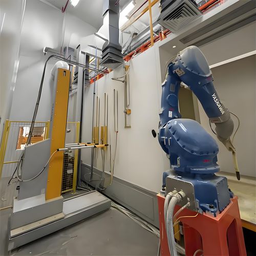 Pulverbeschichtungsmaschine für Aluminiumrahmen - Xiangyang Jingtu Anti corrosion Materials Co., Ltd - mit elektrostatischer Pistole / für Laborzwecke / mit Digitalregelung