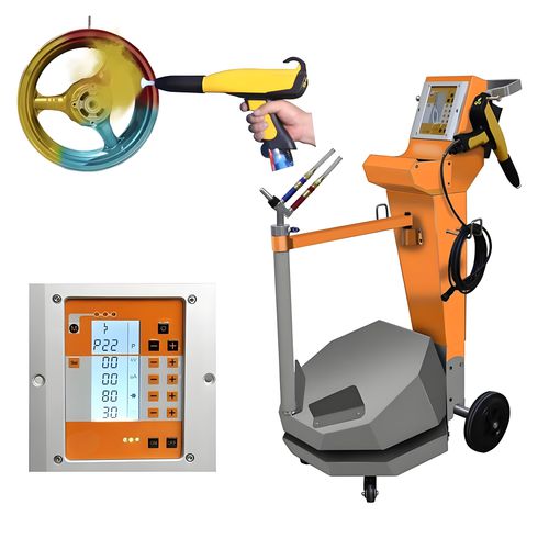 Pulverbeschichtungsmaschine für Aluminiumrahmen - JT-03 - Xiangyang Jingtu Anti corrosion Materials Co., Ltd - mit elektrostatischer Pistole / für Laborzwecke / mit Digitalregelung