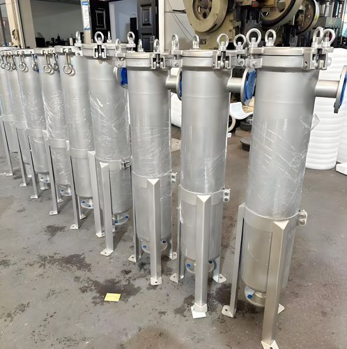 Einzelbeutelfiltergehäuse - Xiangyang Jingtu Anti corrosion Materials Co., Ltd - für Flüssigkeiten / Edelstahl / für die Lebensmittel- und Getränkeindustrie