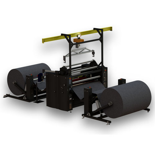 Spaltmaschine Walzmaschine - Slitter Laminator - Crest Dutch Machinery - rolle-zu-Rolle / kalt / automatisiert