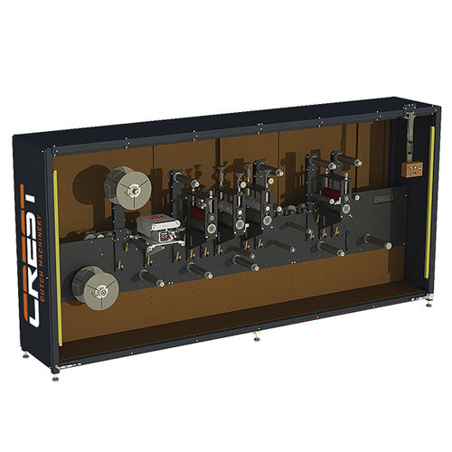 Drehbare Schneidemaschine - Rotary Die Cutter - Crest Dutch Machinery - Guillotine / mit Ausstecher / für Kunststoffe