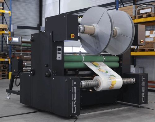Rolle-zu-Rolle-Walzmaschine - R2R - Crest Dutch Machinery - automatisiert / mit Rollenschneider / Industrie