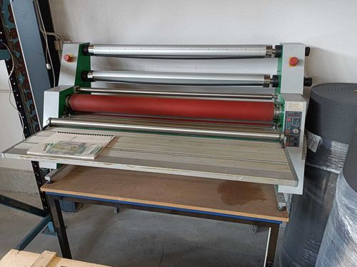 Heißwalzmaschine - 1065 - Crest Dutch Machinery - kalt / rolle-zu-Rolle / ohne Luftblasen