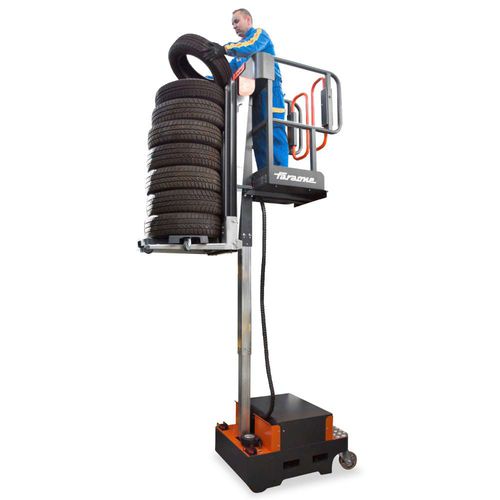 VNA-Kommissionierstapler - E5 Tires - Elevah - elektrisch / mit Hubgabel / vertikal