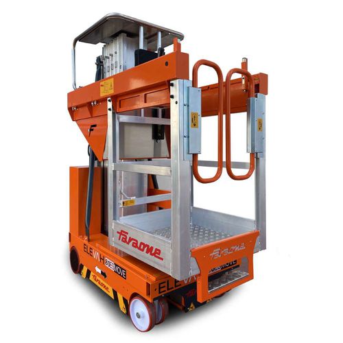 Hubarbeitsbühne mit Eigenantrieb - 65 ES Move - Elevah - elektrisch / für Produktionsanlagen / für enge Gänge