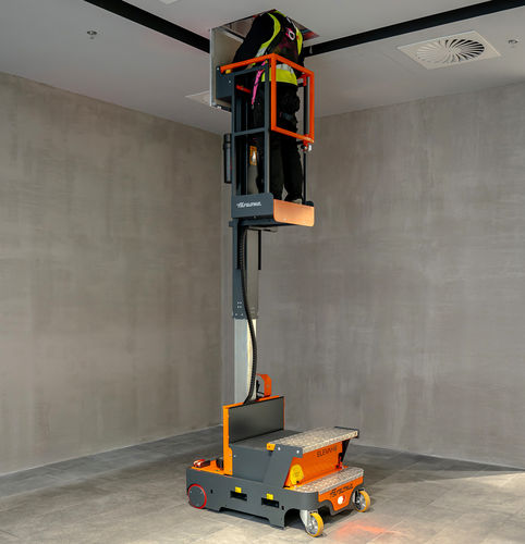 Mobile Hubarbeitsbühne - E6 SMALL BASKET - Elevah - elektrisch / für enge Durchgänge / kompakt